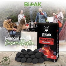 Bioak Mangal Kömürü 4 kg (Top Kömür)