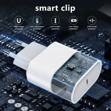 Toocki 20W Pd Type-C Hızlı Şarj Adaptörü 20W Apple iPhone Uyumlu 15 14 13 12 11 Pro Max Hızlı Şarj