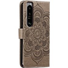 PLZ Shop Sony Xperia 1 Iıı Için Mandala Pu Kılıf (Yurt Dışından)