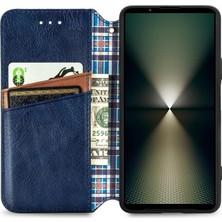 PLZ Shop Sony Xperia 10 Vı Için Kübik Preslenmiş Deri Kılıf (Yurt Dışından)