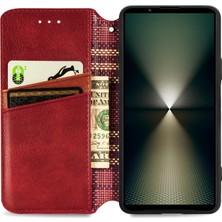 PLZ Shop Sony Xperia 1 Vı Için Kübik Preslenmiş Deri Kılıf (Yurt Dışından)