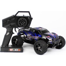 Remo 1635 1/16 Ölçek, 4WD Off Road Monster Truck (Smax) Mavi Kaportalı, Fırçasız Motorlu, 7.4V 1500MAH Li-Po Pilli, Rc Model Ar