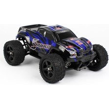 Remo 1635 1/16 Ölçek, 4WD Off Road Monster Truck (Smax) Mavi Kaportalı, Fırçasız Motorlu, 7.4V 1500MAH Li-Po Pilli, Rc Model Ar