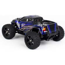 Remo 1635 1/16 Ölçek, 4WD Off Road Monster Truck (Smax) Mavi Kaportalı, Fırçasız Motorlu, 7.4V 1500MAH Li-Po Pilli, Rc Model Ar