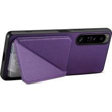 PLZ Shop Sony Xperia 1 Iv Için Kart Yuvası Tutucu Telefon Kılıfı (Yurt Dışından)