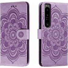 PLZ Shop Sony Xperia 1 Iv Için Mandala Pu Kılıf (Yurt Dışından)