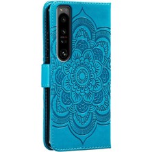 PLZ Shop Sony Xperia 1 Iv Için Mandala Pu Kılıf (Yurt Dışından)