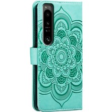 PLZ Shop Sony Xperia 1 Iv Için Mandala Pu Kılıf (Yurt Dışından)