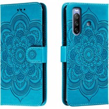 PLZ Shop Sony Xperia 10 Iıı Için Mandala Pu Kılıf (Yurt Dışından)