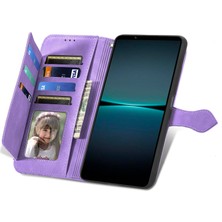 PLZ Shop Sony Xperia 1 Iv Için Fermuarlı Deri Telefon Kılıfı (Yurt Dışından)