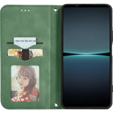 PLZ Shop Sony Xperia 1 Iv Için Retro Deri Fe Deri Kılıf (Yurt Dışından)