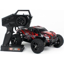 Remo 1635 1/16 Ölçek, 4WD Off Road Monster Truck (Smax) Kırmızı Kaportalı, Fırçasız Motorlu, 7.4V 1500MAH Li-Po Pilli, Rc Model