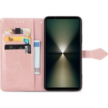 PLZ Shop Sony Xperia 1 Vı Için Mandala Çiçek Kabartmalı Telefon Kılıfı (Yurt Dışından)