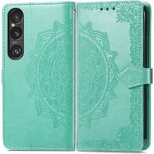 PLZ Shop Sony Xperia 10 Vı Için Mandala Çiçek Kabartmalı Telefon Kılıfı (Yurt Dışından)