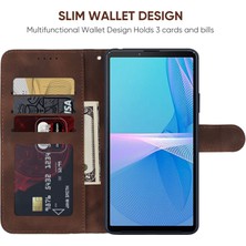 PLZ Shop Sony Xperia 10 Iıı Için Skin Fe Deri Telefon Kılıfı (Yurt Dışından)