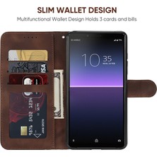 PLZ Shop Sony Xperia 10 Iı Için Skin Fe Deri Telefon Kılıfı (Yurt Dışından)