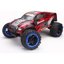 Remo 8032 1/8 Ölçek, 4WD Off Road Monster Truck (Dinosaurs Master) Kırmızı Kaportalı, Fırçalı Çift Motorlu, 7.4V 4200MAH Li-Po