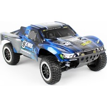 Remo 1022 1/10 Ölçek, 4WD Off Road Short Course (9emu) Fırçalı Çift Motorlu, Mavi Kaportalı, Rc Model Araç