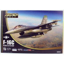 Kinetic K48102 1/48 F-16C Blok 25/42 Usaf Savaş Uçağı, Plastik Model Kiti