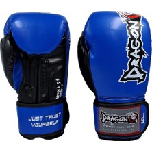 Dragon Do Attack 5 Plus Kick Boks Eldiveni Profesyonel Dişlik ve Boks Bandajı Boks Eldiveni Set