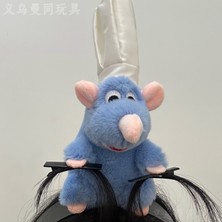 Luxix Ratatouille Kafa Bandı ile Aynı Komik Stil Karikatür Peluş Periferik Fare Klipsi Kafa Bandı Saç Aksesuarları Kafa Bandı (Yurt Dışından)