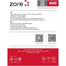 Enci Store 3.0 Micro Metal Otg 8 GB