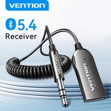 Vention Bluetooth 5.4 Süper Hızlı Aux 3.5 mm Araç Kiti CE/FC/ROHS Lisanslı Son Nesil Teknoloji Yeni Nesil Hi-Fi Ses ve Navigasyon Destekli