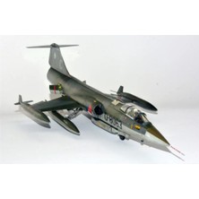 Kinetic K48090 1/48 F-104G Rnlaf Starfighter (Historical Fighters Volkel) Savaş Uçağı, Plastik Model Kiti