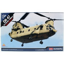 Academy12624 1/144 Ölçek, CH-47D/F/J/HC.Mk.1 (4 nations) Askeri Helikopter, Plastik Model Kiti