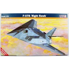 Mistercraft E005 1/72 F-117A (Night Hawk) Savaş Uçağı Plastik Model Kiti