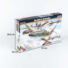 Mistercraft E060 1/72 ME-262-1A  (Schwalbe) Savaş Uçağı Plastik Model Kiti