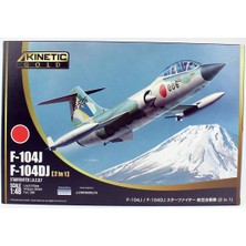 Kinetic K48092 1/48 F-104J, F104DJ Starfighter J.a.s.d.f. (2 In 1) Savaş Uçağı, Plastik Model Kiti