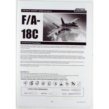 Kinetic K48114 1/48 F/A-18C (Vfa-27 Royal Maces) Savaş Uçağı, Plastik Model Kiti