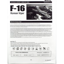 Kinetic K48153 1/48 KF-16U (Rokaf Viper) Savaş Uçağı, Plastik Model Kiti