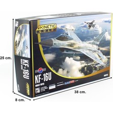 Kinetic K48153 1/48 KF-16U (Rokaf Viper) Savaş Uçağı, Plastik Model Kiti