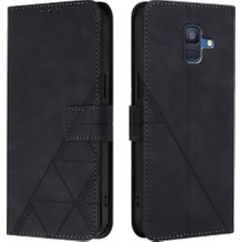 SZY Market Samsung Galaxy A6 Için Kılıf 2018 Pu Deri Kredi Kartı Tutucu Flip Folio (Yurt Dışından)