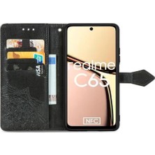 SZY Market Realme C65 Için Flip Case Zarif Desen Basit Iş Kapak Kılıfı (Yurt Dışından)