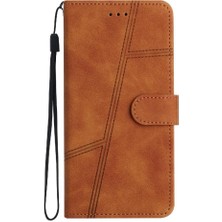 SZY Market IPhone 12 Için Flip Case Cüzdan Pu Deri Tam Koruma Flip Folio Kart (Yurt Dışından)