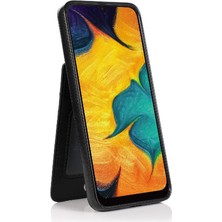 SZY Market Kredi Premium Deri ile Samsung Galaxy A20/A30/M10S ile Uyumlu (Yurt Dışından)