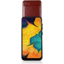 SZY Market Kredi Premium Deri ile Samsung Galaxy A20/A30/M10S ile Uyumlu (Yurt Dışından)