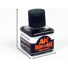 Ak Interactive 12022 40 Ml. Koyu Kahve, Paneliner, Enamel Boya