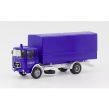 Herpa 310925 1/87 Ölçek, Man F8 Planen-Lkw (Thw) Kamyon, Sergilemeye Hazır Model Araç