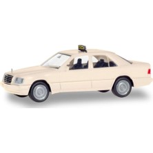Herpa 094184 1/87 Ölçek, Mercedes-Benz E-Class (W124) Taksi, Sergilemeye Hazır Model Araç