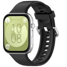 Tagomoon Huawei Watch Fit 3 / Fit 4 / Fit 4 PRO / Fit 5 / Fit 5 PRO ile Uyumlu Kordon Jel Silikon Tokalı Kayış