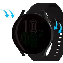 Enci Store Samsung Galaxy Watch 5 44mm Uyumlu Sert Pc Kasa Ve Privacy Hayalet Ekran Koruyucu Watch Gard 32