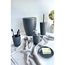 Primanova Pure Gri 5'li Banyo Seti