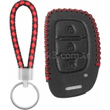 Şenyıldız Aksesuar Hyundai Elantra IX35 Tucson I10 I20 I30 I40 IX35 Deri Anahtar Kılıf ve Örgü Anahtar