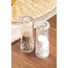 Kitchen Line Melony 2'li Cam Tuzluk-Biberlik 11 cm