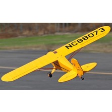 Toprc 067B Piper J3, Sarı, Brushless 700KV Motorlu, Esc, Işık Sistemi, Flaplı, Servolu, Kumandasız, Pilsiz Model Uçak