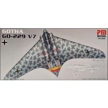 Pm Model 220 1/72 Gotha GO-229 V7 Avcı-Bombardıman Uçağı Plastik Model Kiti